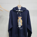 Sudadera clásica con capucha de oso de la marina
