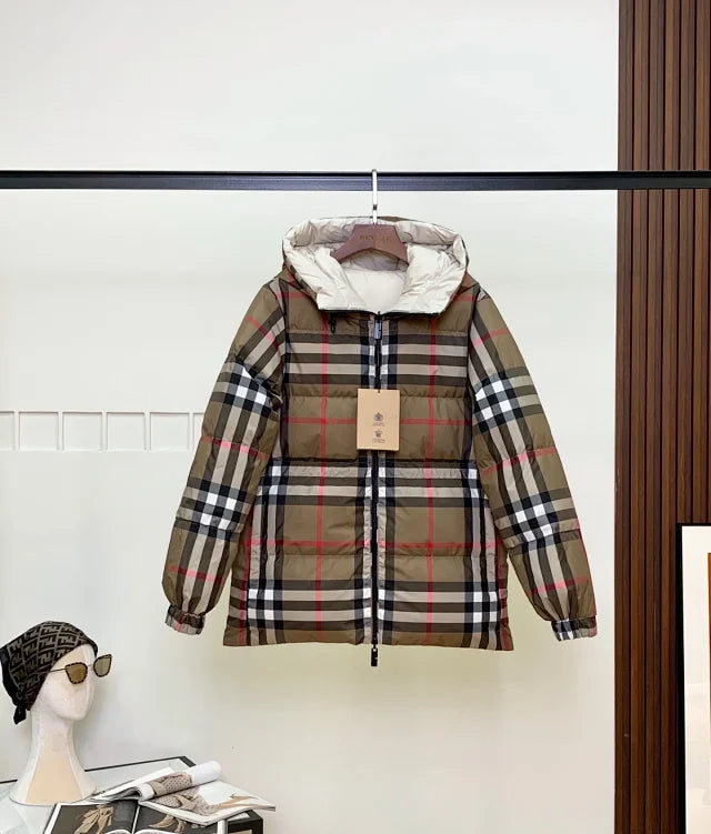 Chaqueta de plumas reversible