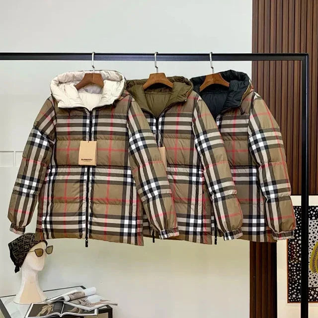 Chaqueta de plumas reversible
