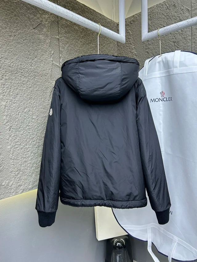 Chaqueta con capucha y cremallera de forro polar Teddy