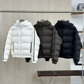 Chaqueta de plumas con detalle de rayas
