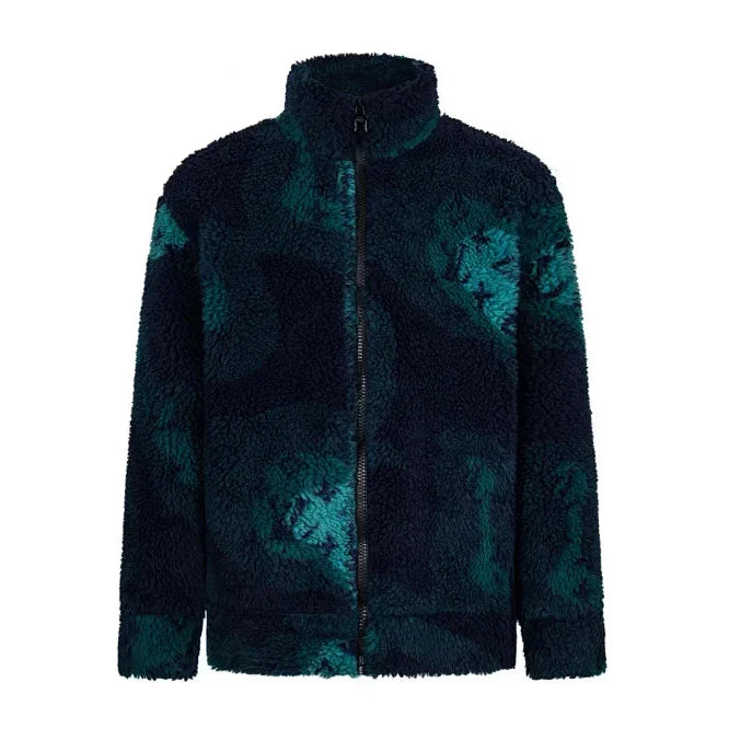 Chaqueta polar estampada